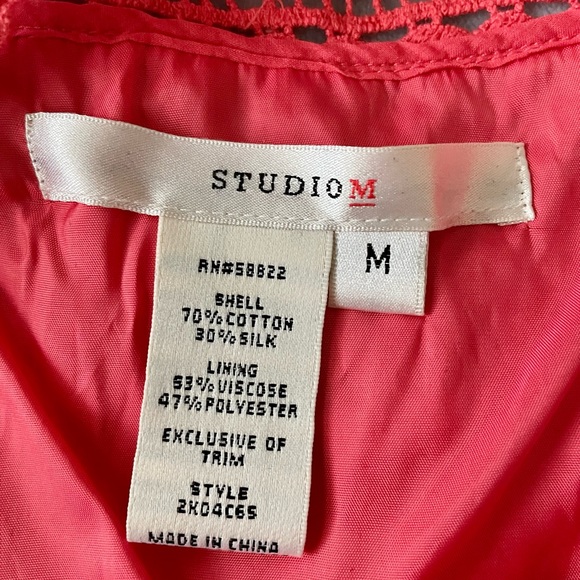 Studio M Coral Dress - Picture 3 of 5